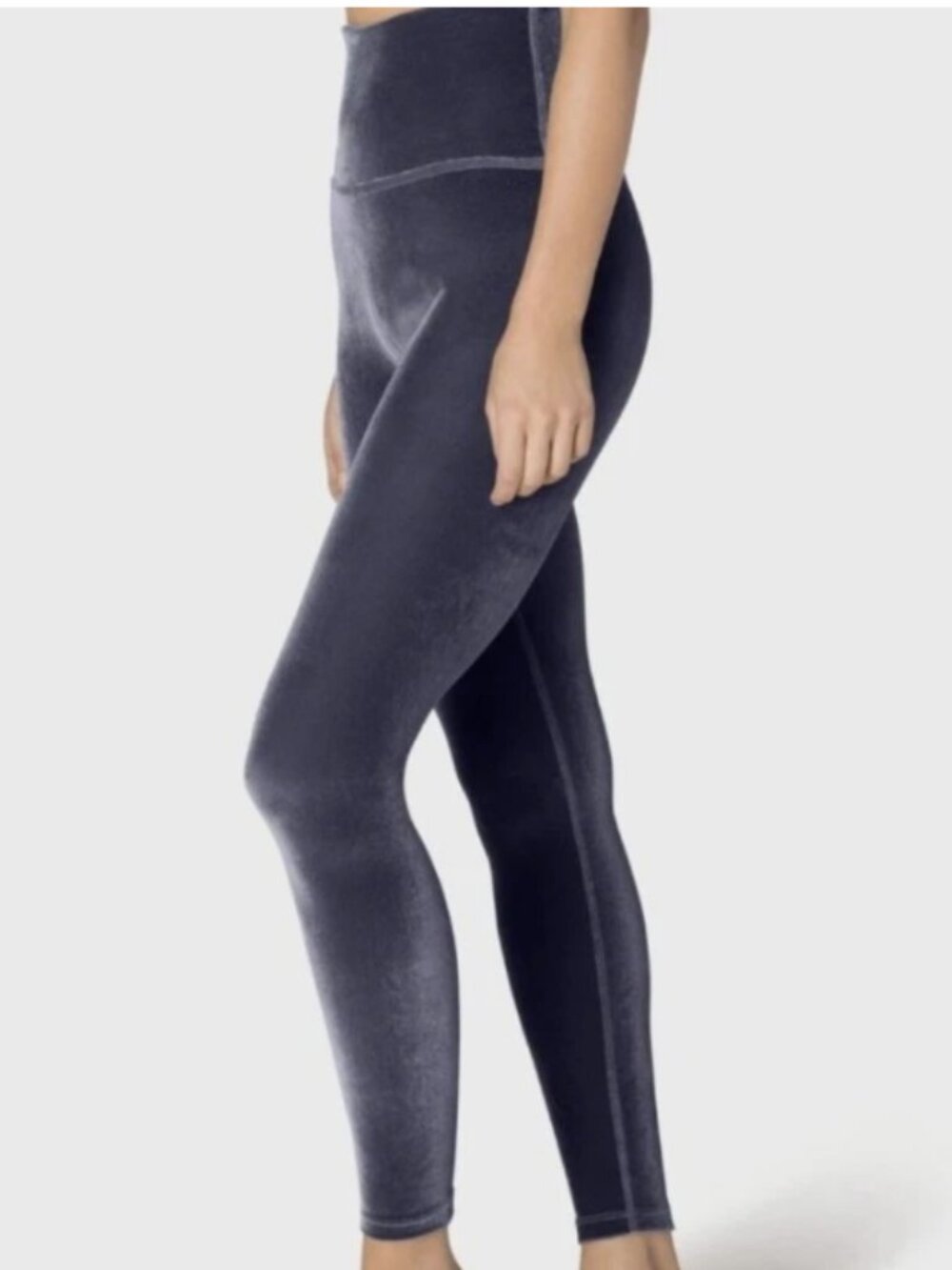 Spanx Ready To Wow Velvet Leggings 2X Plus Size High Rise Tummy Control